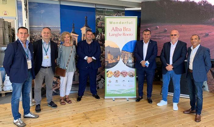 Nell'immagine un momento istituzionale della partecipazione di Wonderful Alba Bra Langhe Roero all'edizione di Cheese 2021