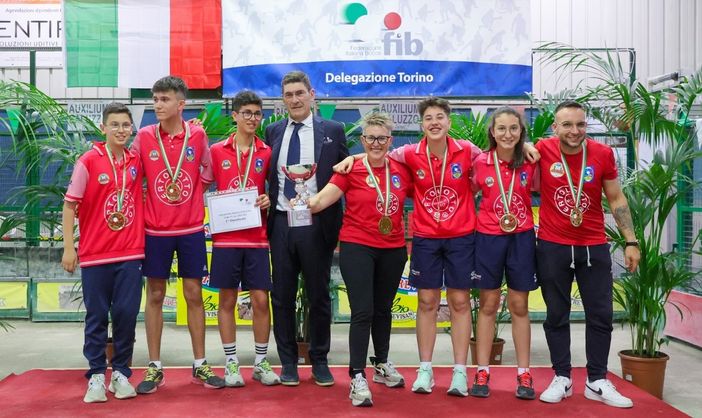 Bocce: Auxilium Saluzzo U15 campione d'Italia nella specialità volo Bocce: Auxilium Saluzzo U15 campione d'Italia nella specialità volo