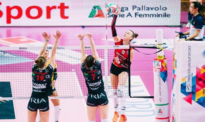 Con i suoi 263 punti Adelina Ungureanu è stata la seconda miglior realizzatrice della Bosca S.Bernardo Cuneo nella regular season (credit Creattiva Agency)