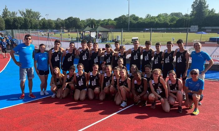 (La squadra u16 del Pratizzoli 2022 - FOTO FIDAL PIEMONTE)