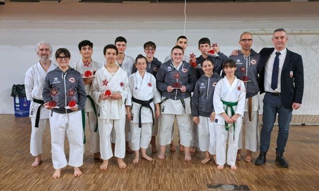 Grande successo per la Christmas Karate Cup a Mondovì: brillano gli atleti della Shotokan Karate Cavallermaggiore A.S.D.