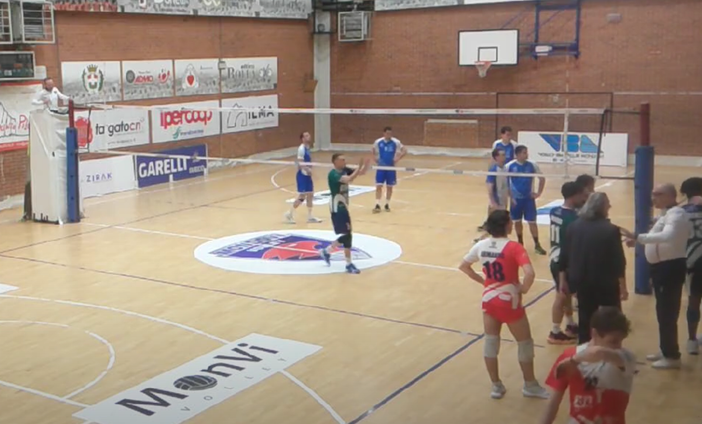 Un momento della partita tra VBC Mondovì e Chieri