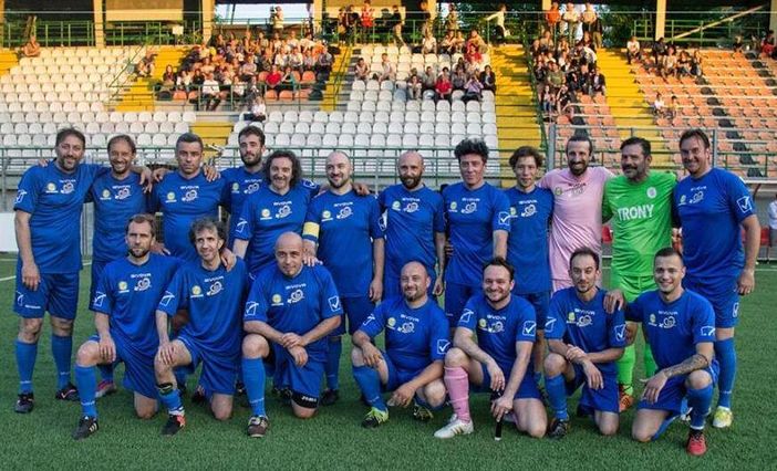 La Nazionale di Calcio Spettacolo al quadrangolare "Regala un sorriso" di Alba