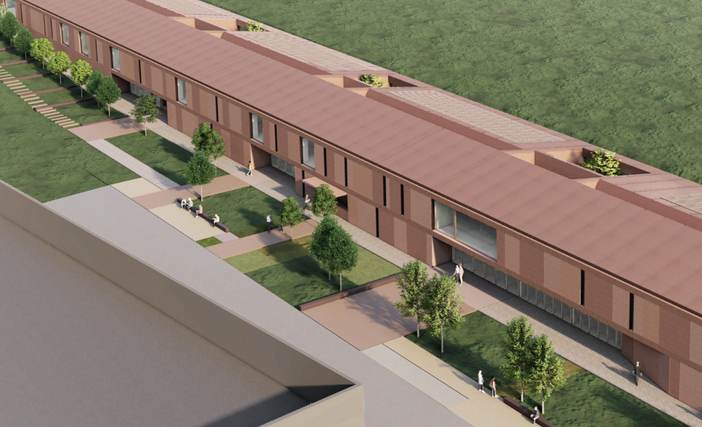 Una veduta aerea del nuovo &quot;Baruffi&quot;