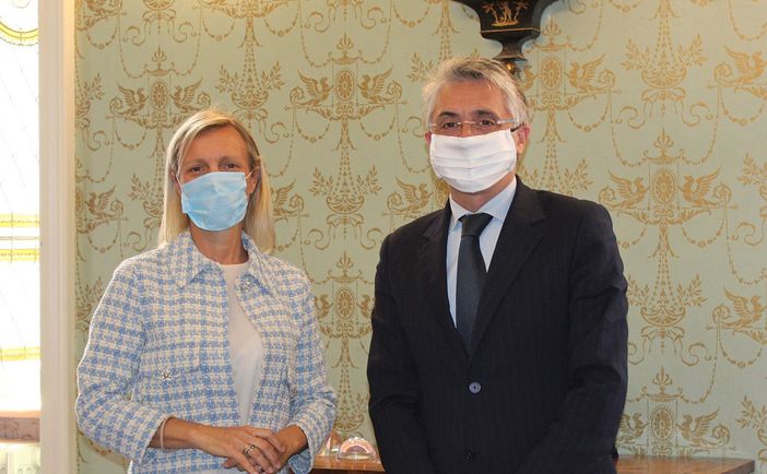 Un'immagine del 10 giugno 2020: la nomina di Carlotta Boffa alla carica di vicesindaco (foto Gisella Divino)