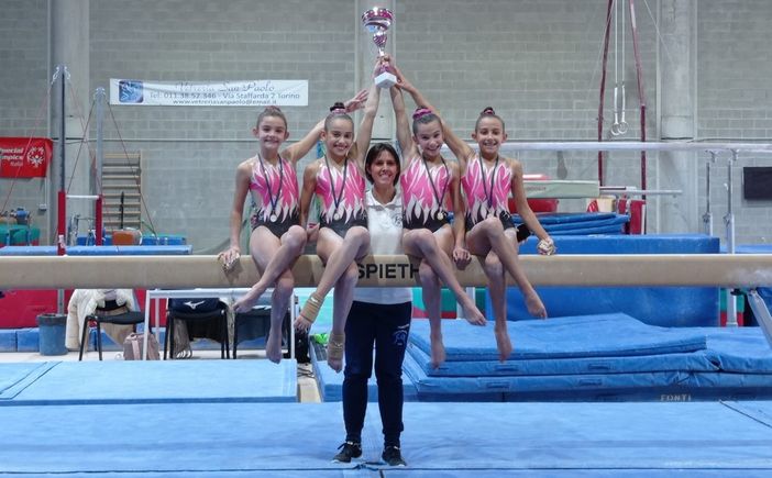 Cuneoginnastica d'argento nel campionato interregionale Gold Allieve