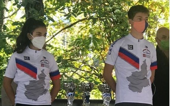 Nella foto i due campioni regionali entrambi della provincia Granda per la categoria Allievi – Simone Mensa e Cagnazzo Irene dell’ Alba Langhe Roero