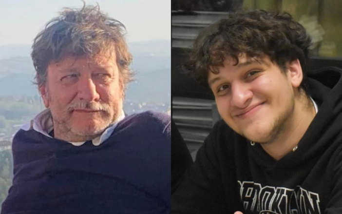 Paolo Foglino (57 anni) e il figlio Francesco (17)