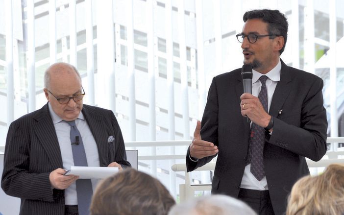 Giovanni Ferrero in un'immagine dall'Expo Milano del 2015: qui il presidente esecutivo della multinazionale dolciaria annunciò la strategia di espansione del gruppo per linee esterne
