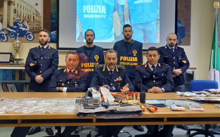 La presentazione dell'operazione questa mattina in Questura