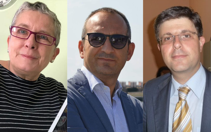 Da sinistra Patrizia Manassero, Luca Serale e Alessandro Spedale