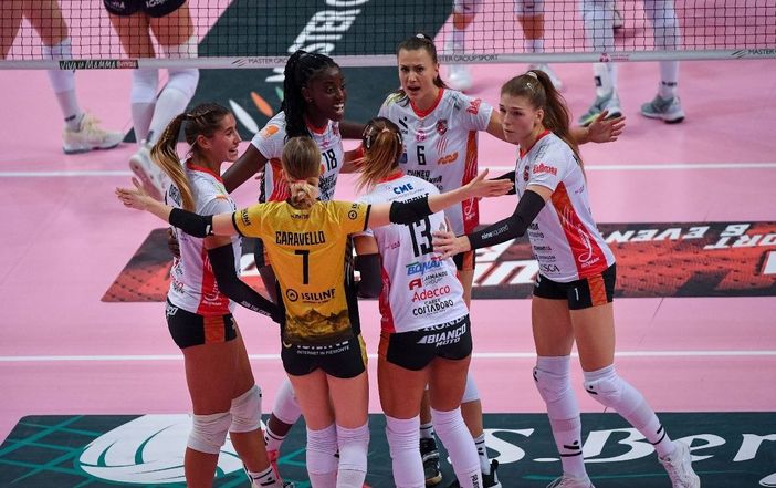 Le gatte sono chiamate a una prova d'orgoglio dopo la prestazione incolore del derby con Chieri (credit Danilo Ninotto)