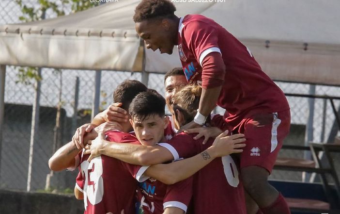 (ph paolocosta66 - pagina fb saluzzo calcio) (ph paolocosta66 - pagina fb saluzzo calcio)