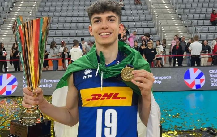 Volley: orgoglio Monge Gerbaudo Savigliano, Daniele Mellano campione d'Europa con l'Italia Under 22