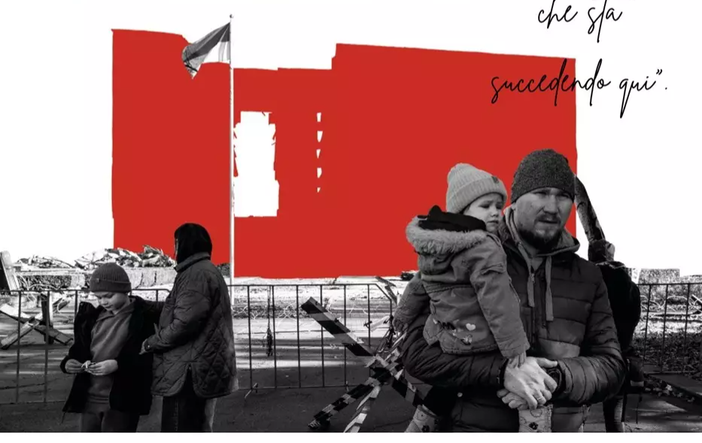 A Borgo San Dalmazzo la mostra fotografica "Sete di Pace – Volti e storie della carovana di Stop The War Now in Ucraina"