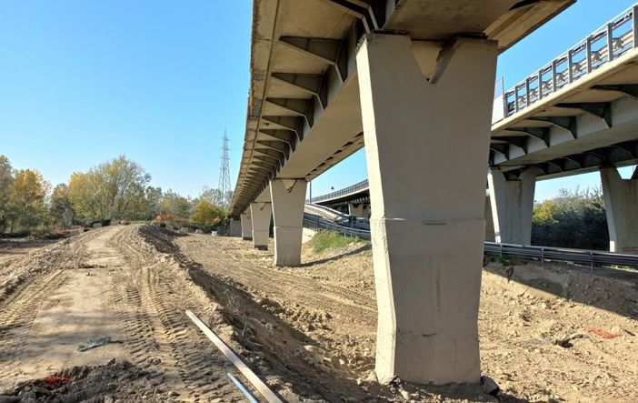 Precedenti lavori ai viadotti della tangenziale albese