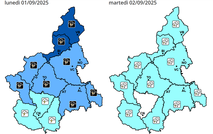 Mappa di Arpa Piemonte