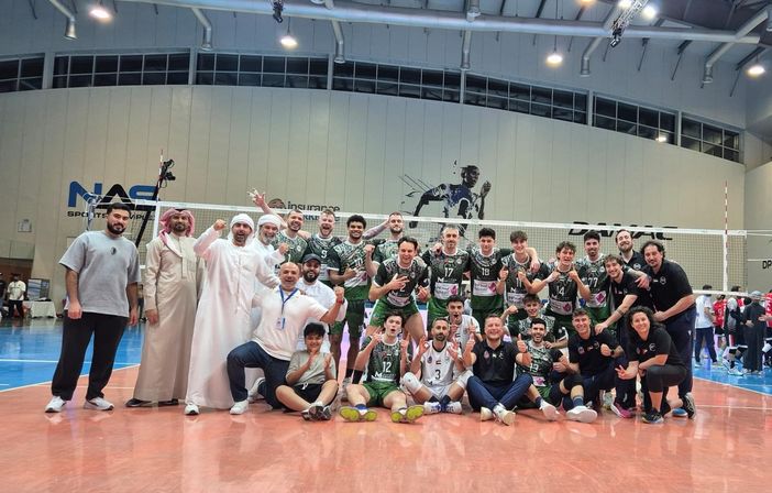 La squadra di Cuneo dopo la vittoria in semifinale