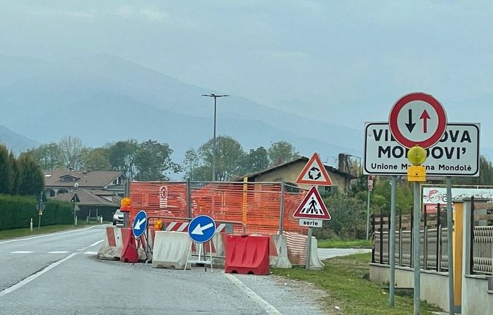 La provinciale verrà chiusa da lunedì 8 aprile fino all' 8 maggio