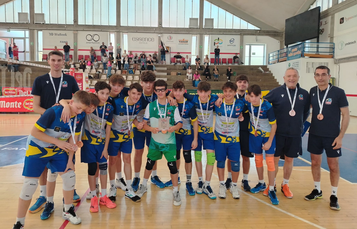 Volley: Cuneo conquista il sesto posto alla DelMonte® Boy League 2025