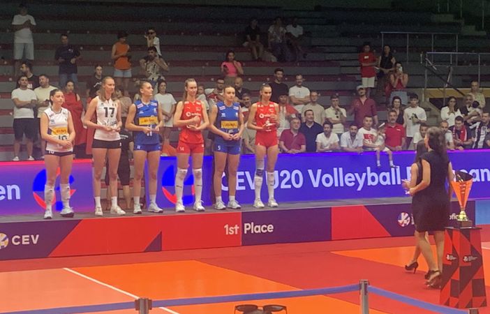 Maria Teresa Bosso premiata a Sofia come miglior attaccante