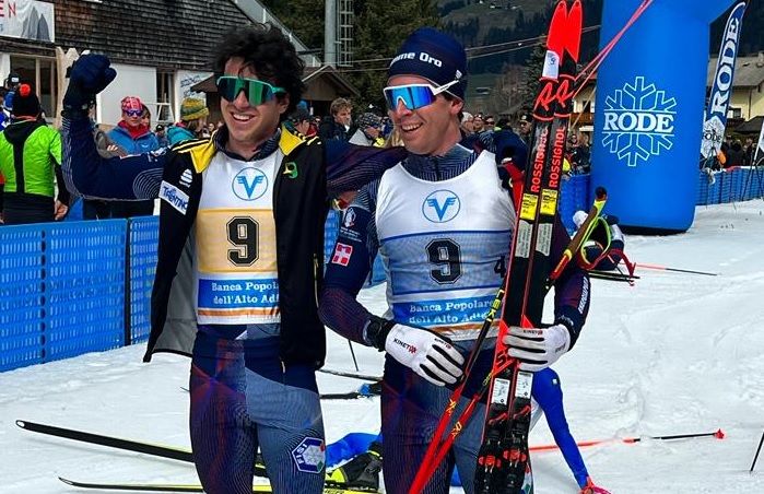 Sci di fondo: Coppa Italia Rode, Davide Ghio e Martino Carollo vincono la team sprint di Dobbiaco Sci di fondo: Coppa Italia Rode, Davide Ghio e Martino Carollo vincono la team sprint di Dobbiaco