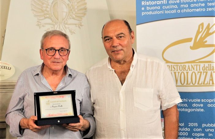 A Beppino Occelli e Luigi Abbona il premio “Custodi del Territorio”, assegnato dll'Associazione dei Ristoranti della Tavolozza A Beppino Occelli e Luigi Abbona il premio “Custodi del Territorio”, assegnato dll'Associazione dei Ristoranti della Tavolozza