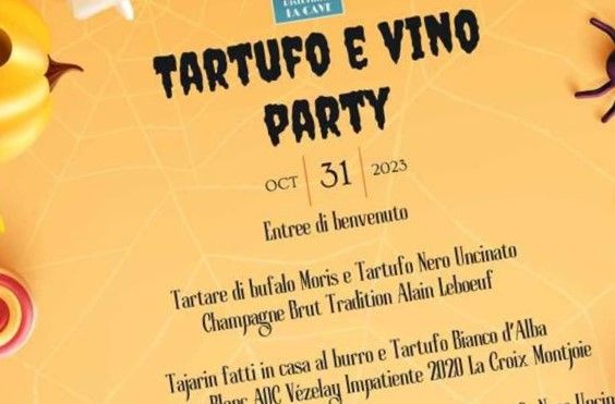Il “Tartufo e Vino Party” del Ristorante La Cave di Saluzzo