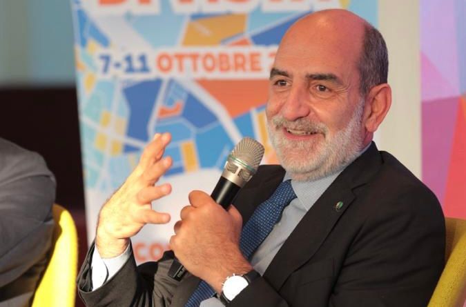 L'autore del romanzo "Icaro, in volo su Roma", Giovanni Grasso (Credit foto: Loris Salussolia)