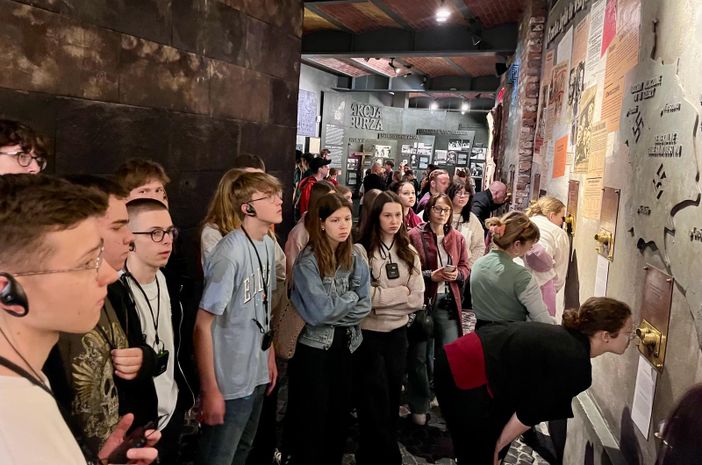 Gli studenti del Cocito a Varsavia Gli studenti del Cocito a Varsavia