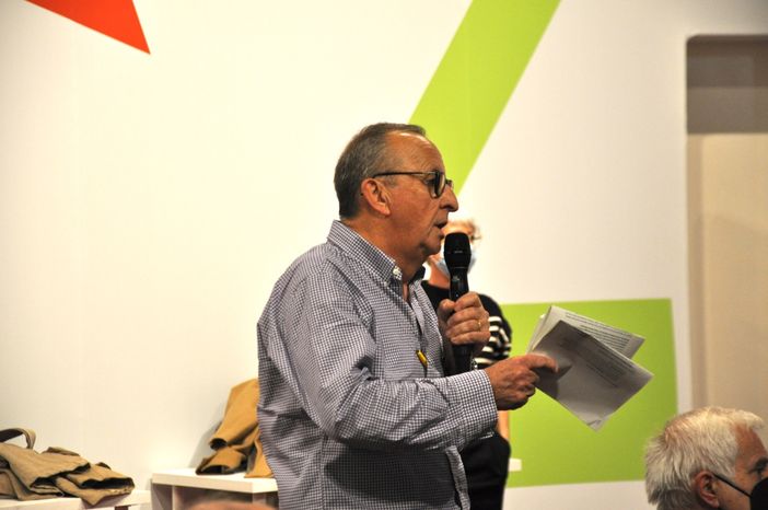 L'intervento di Cesare Cuniberto, dell'Odp Langhe e Roero, durante l'incontro albese dello scorso 9 novembre