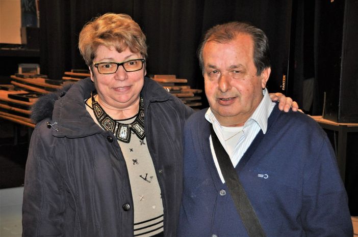 A destra Mario Nizza, presidente dei Club Alcologici Territoriali Alba Langhe e Roero