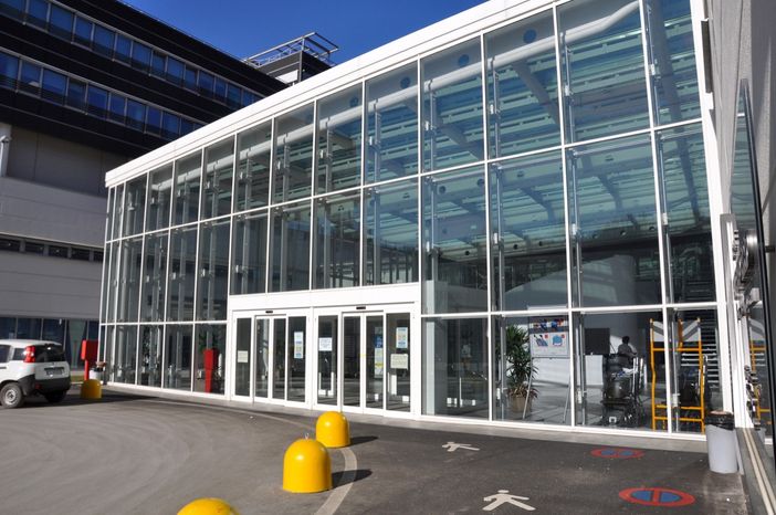 L'ingresso Verduno del nuovo ospedale