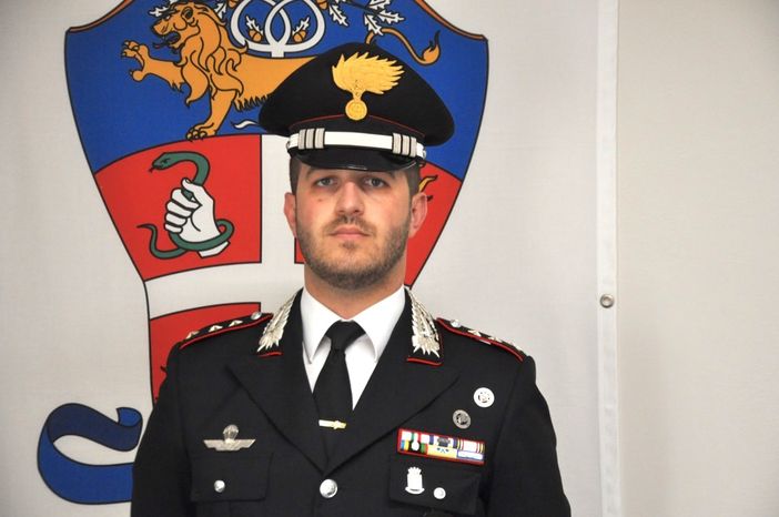 Il capitano Giovanni Ronchi, nuovo comandante della Compagnia albese