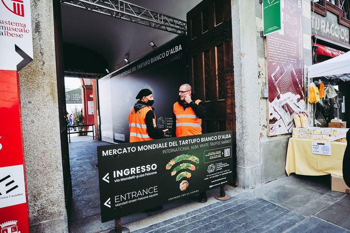 L'area del Mercato Mondiale del Tartufo, oggetto di particolari attenzioni nella giornata di ieri