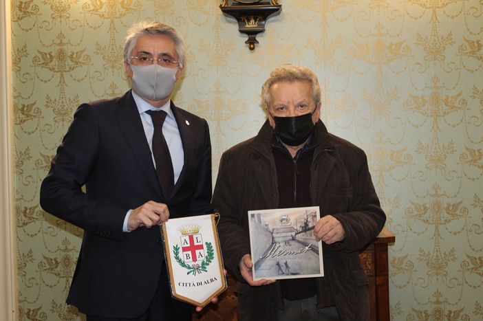 Il sindaco Bo insieme a Nando Vioglio