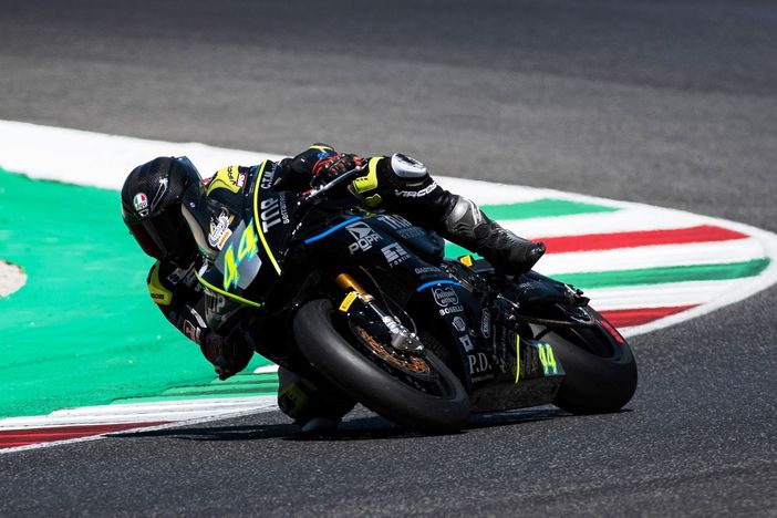 Il mantesae Marco Cottone in azione al Mugello