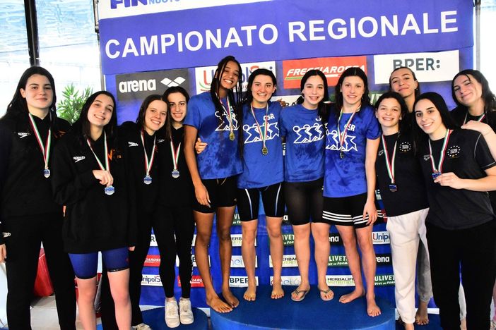 Nuoto, campionati regionali di Categoria: il CSR chiude con un bottino di 11 ori, 8 argenti e 9 bronzi