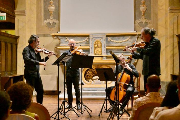 Voxonus Quartet alla Croce Nera di Saluzzo venerdì 21 giugno Voxonus Quartet alla Croce Nera di Saluzzo venerdì 21 giugno