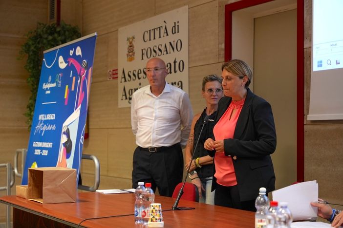 Giuseppe Trossarello con Elena Mondino ed Erica Barbero