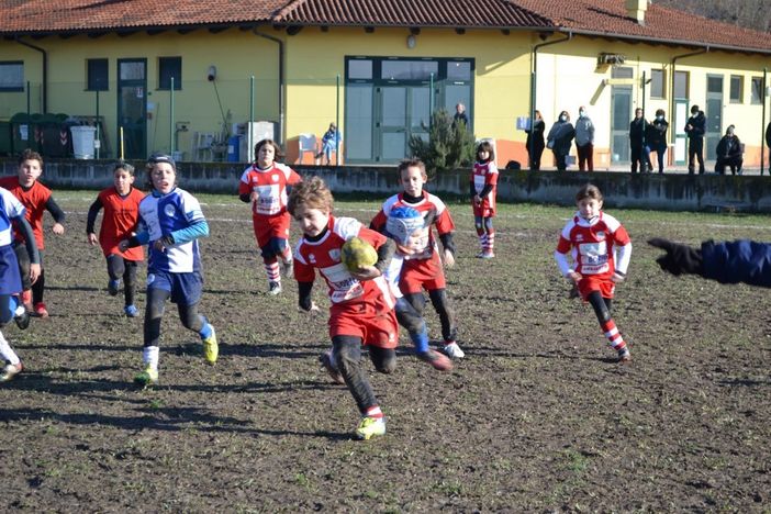 Un’intensa domenica di gare per i piccoli campioni dell’Alba Rugby [FOTO]