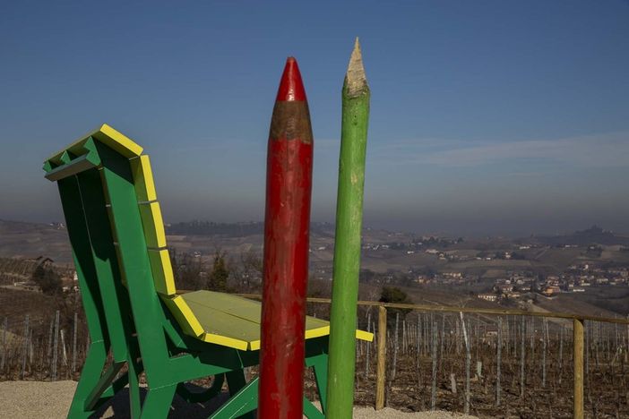 A Castiglione Tinella una Big Bench dedicata al Moscato d’Asti A Castiglione Tinella una Big Bench dedicata al Moscato d’Asti
