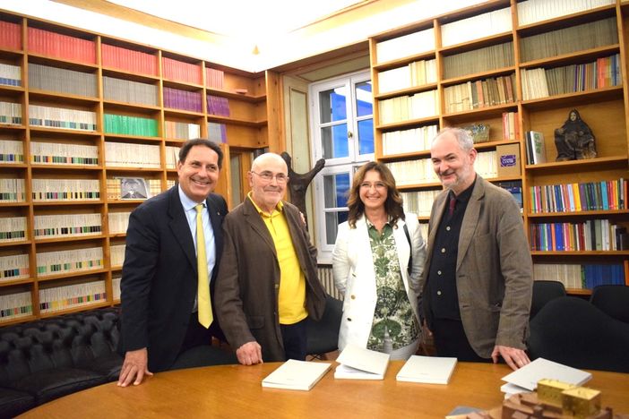 Da sinistra PierPaolo Carini, Claudio Pavese, Marta Mancini e Malcom Einaudi Humes