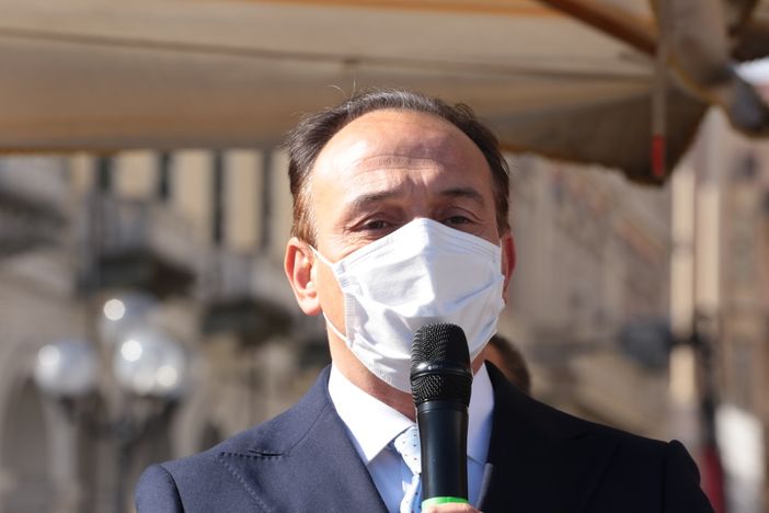 Il governatore Alberto Cirio