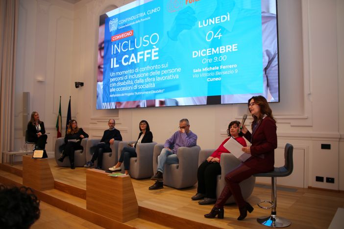 “Incluso il caffè”: nel convegno  di Confindustria Cuneo  le sinergie e i risultati raggiunti sui percorsi di inclusione