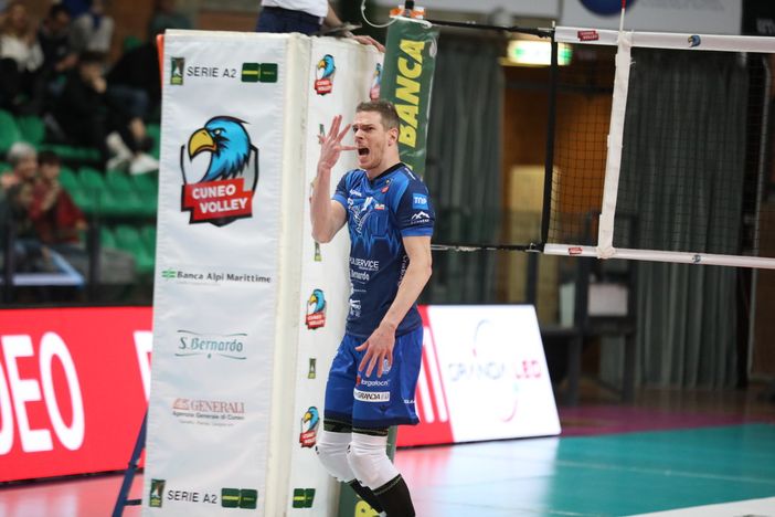 Marco Volpato: i suoi muri spesso hanno fatto la differenza per Cuneo