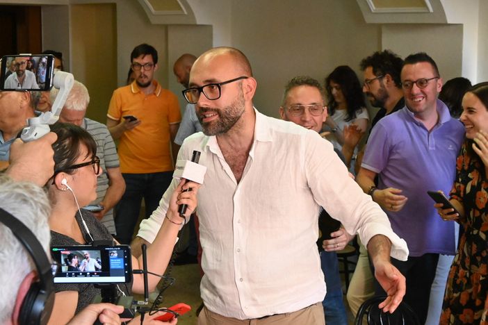 Luca Robaldo, nuovo sindaco di Mondovì (foto Barbara Guazzone)