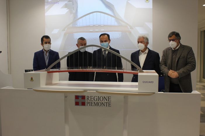 Presentato in Regione il nuovo ponte di Garessio firmato "Giugiaro" (VIDEO)