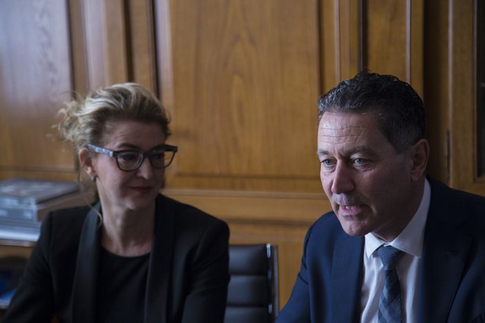 Da sinistra Giuliana Cirio e Mauro Gola