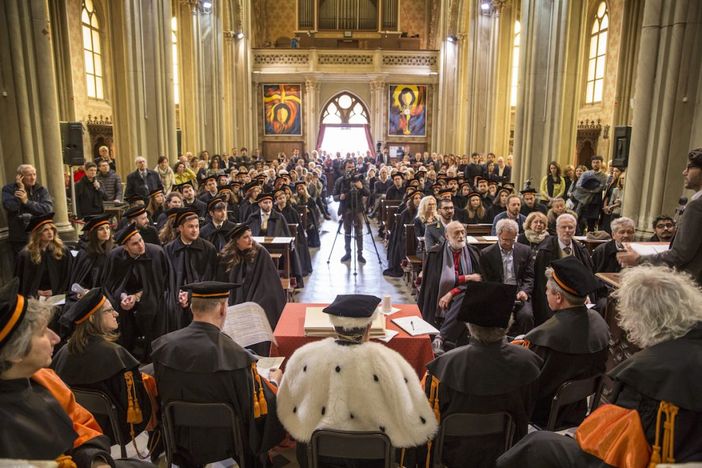 Uno scatto dal "Graduation Day" 2018 (fonte Unisg) Uno scatto dal "Graduation Day" 2018 (fonte Unisg)